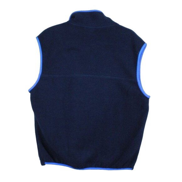 L.L. Bean Navy Blue Fleece Vest Full Zip Sleeveless Mens Size M Outerwear - Picture 5 of 9